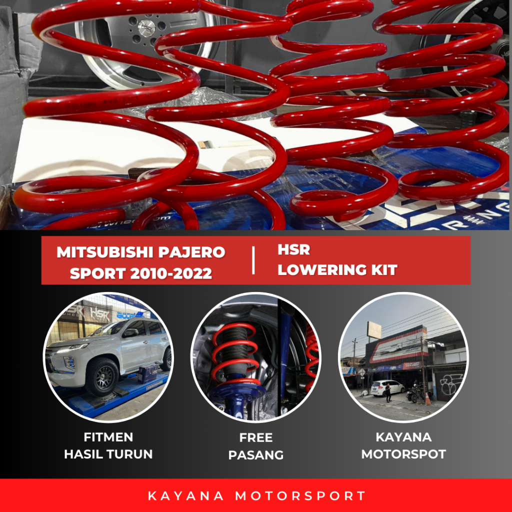 lowering kit per ceper HSR Lowering Kit Pajero Sport 2010-2022