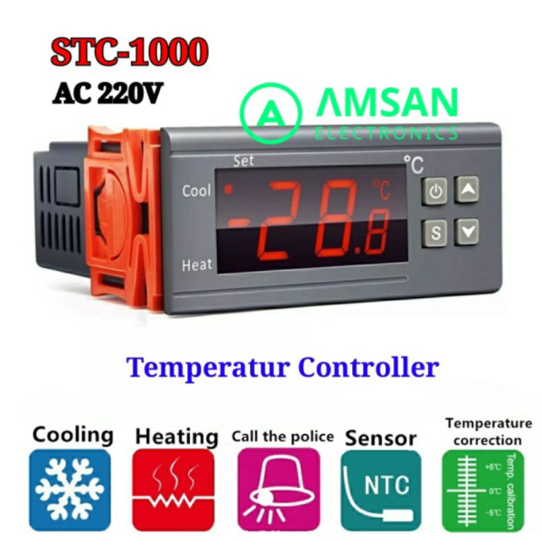 

STC 1000 Pengatur suhu mesin tetas temperatur controller penetas telur Limited