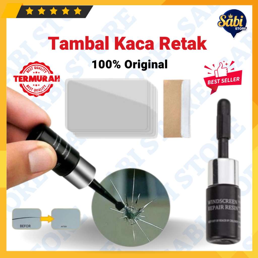 Lem Kaca Mobil Jendela Retak Alat Reparasi  / LCD HP Retak / Aquarium Spion Retak
