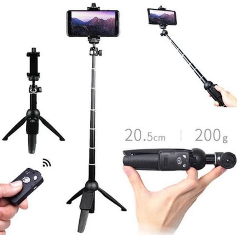 TONGSIS bluetooth TRIPOD 3 in 1Tongsis BluetoothWith Remote