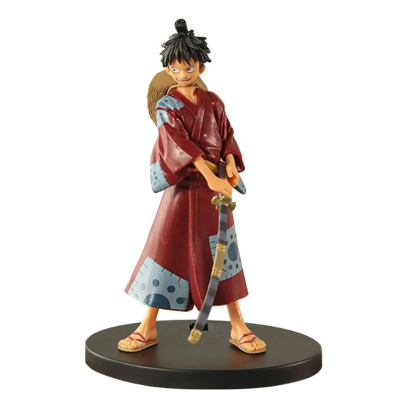 [BISA COD] ACTION FIGURE ONE PIECE WANO LUFFY JUBAH KIMONO