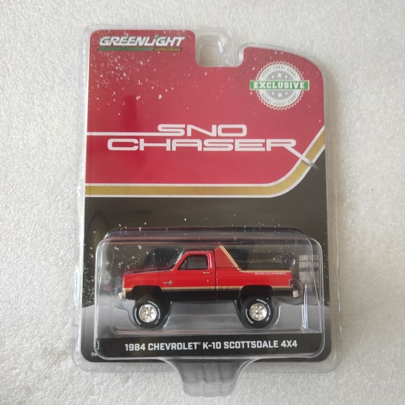GREENLIGHT 1984 CHEVROLET K-10 SCOTTSDALE 4X4 - SNO CHASER