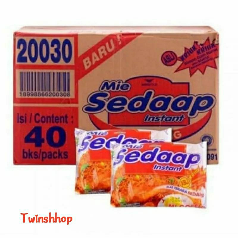 

MIE SEDAAP GORENG 1 DUS /ISI 40 PCS