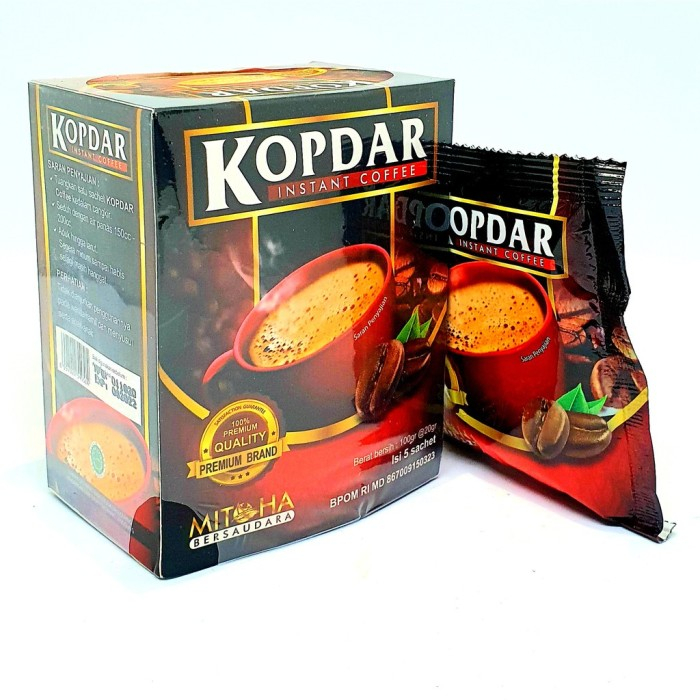 

Kopi Kopdar Instant Coffe Kopi Stamina Pria - 5 Sacshet KOPI KOPDAR KOPI BORNEO PD GATOT