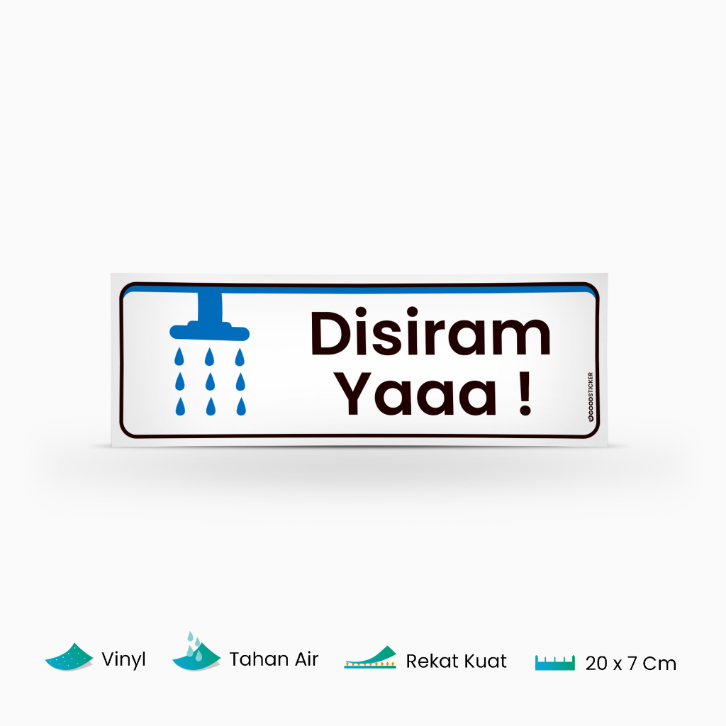 

STIKER WATERPROOF TEMPELAN TUTUP KLOSET TOILET / WC