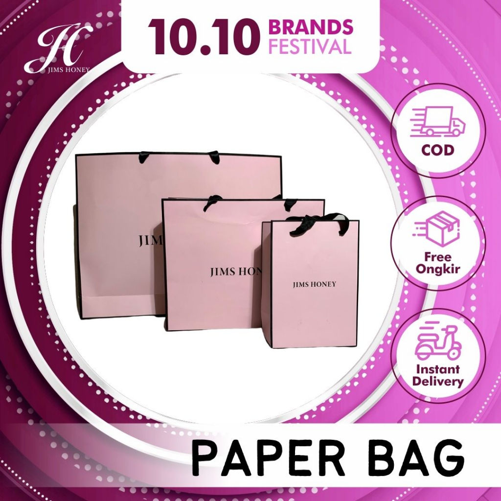 PAPER BAG JIMS HONEY