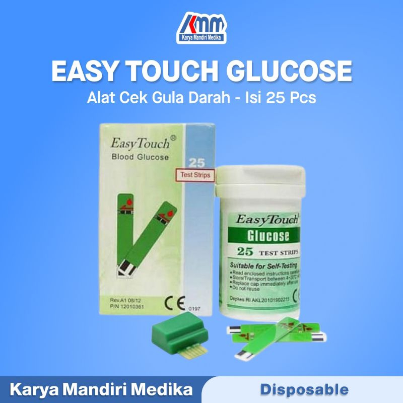 STRIP EASY TOUCH GULA ( GLUCOSE ) TEST STRIP GULA DARAH