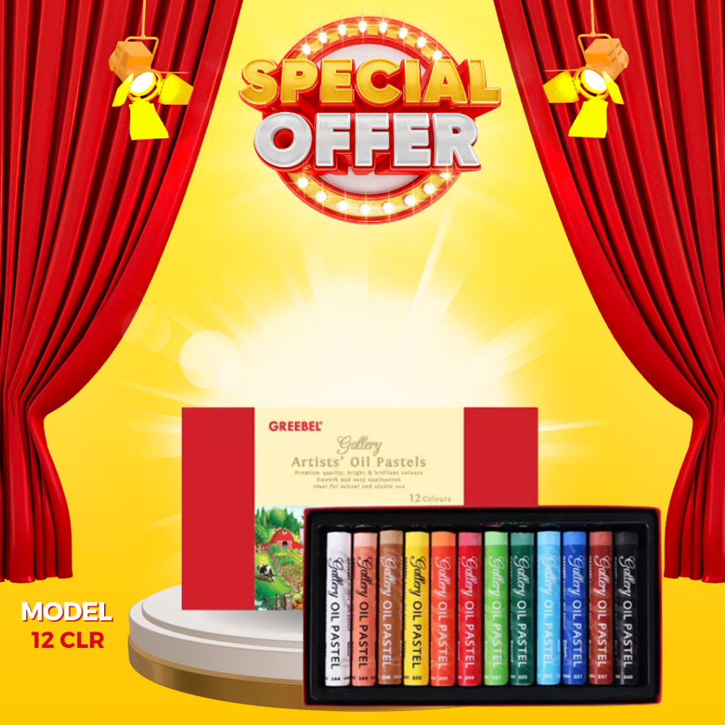 

Crayon Greebel Artist Oil Pastel 12 warna crayon krayon