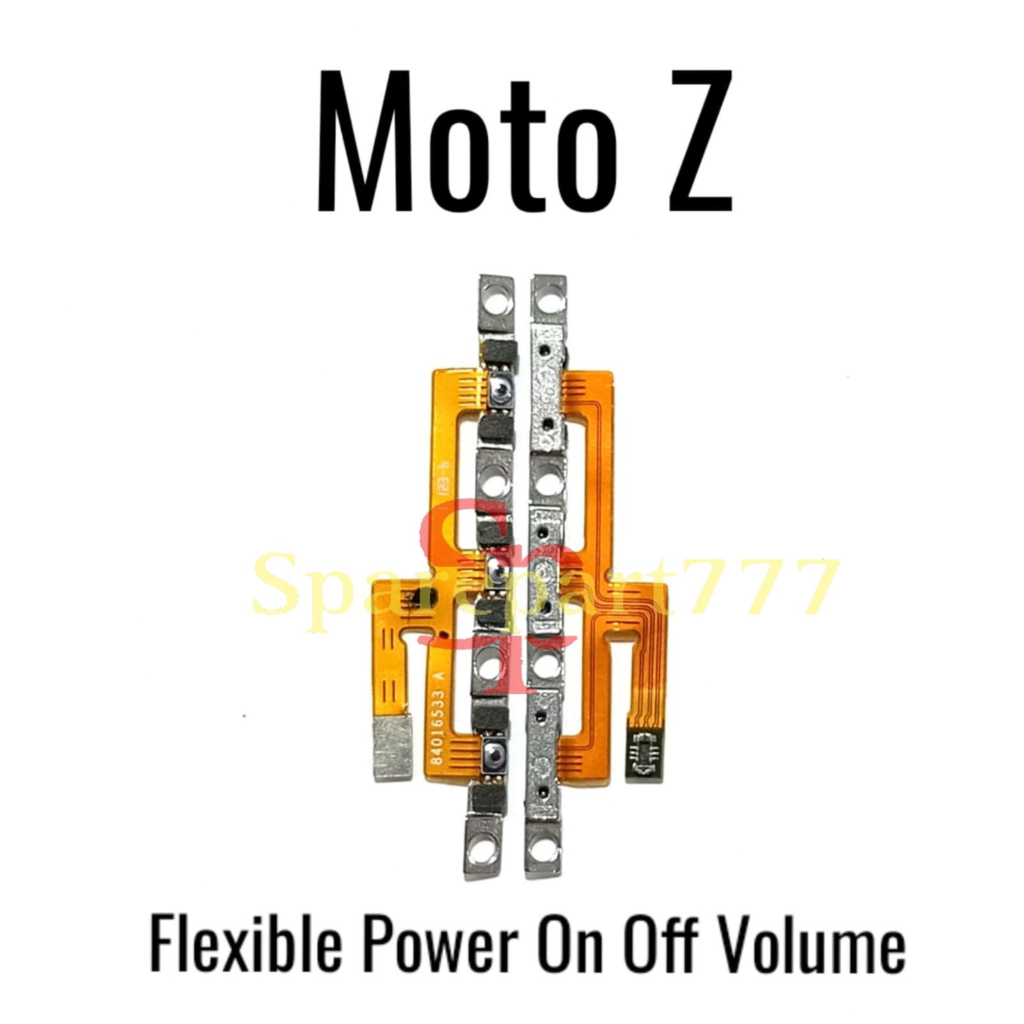 Flexible Konektor Power On Off + Volume Moto Z / XT1650 / XT1650-05 - Flexibel Fleksibel Fleksible C