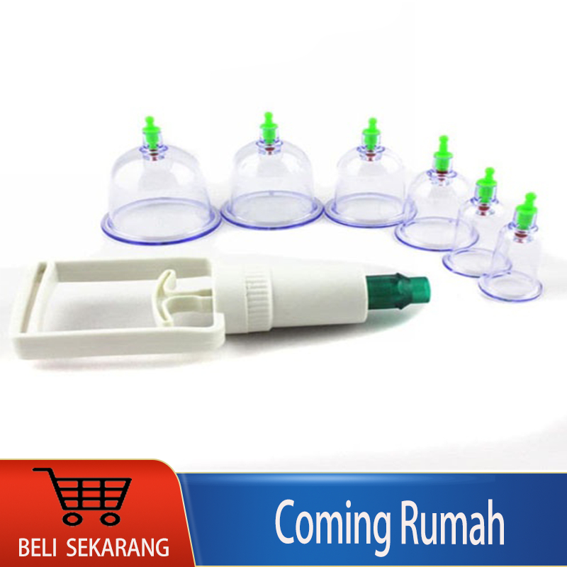 Alat Bekam Lengkap Isi 6 Cup / Kop Angin Untuk Mengobati Masuk Angin Dan Kesehatan Badan / Alat Cop 