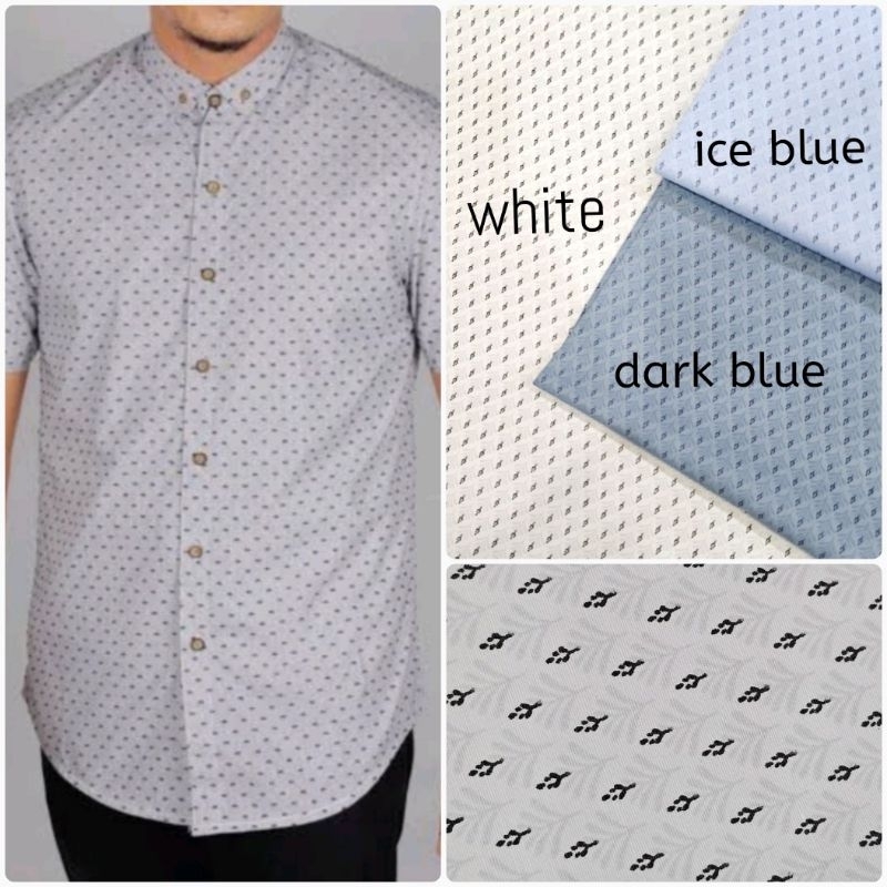Kain katun motif / Kain kemeja / katun motif