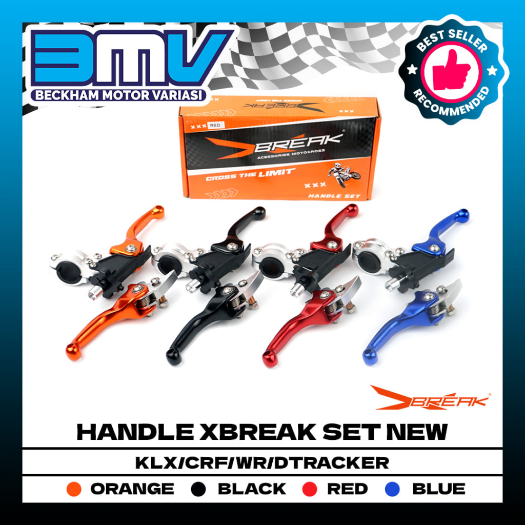 HANDLE X-BREAK SET NEW ( BLACK , BLUE , ORANGE , RED ) KLX , CRF