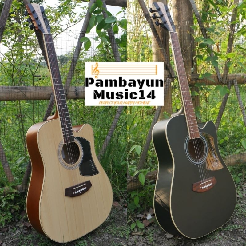 GITAR  AKUSTIK JUMBO COLECLARKK Custom TANAM BESI Dryer GROVER