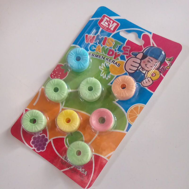 

Permen Periwitan Periwit Priwit Siul Whistle Candy - Netto 10 Gram Rasa Buah