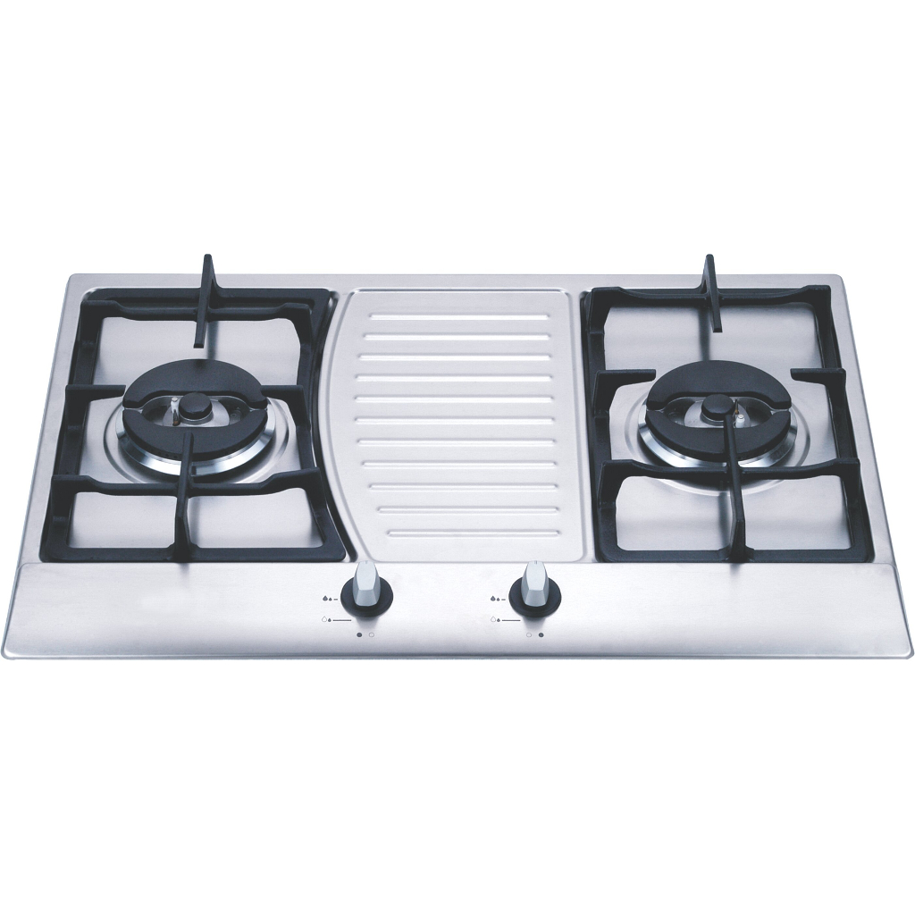 Gassio PB720STTX Kompor Tanam Gas Built In Hob 2 Tungku Stainless Steel Safety