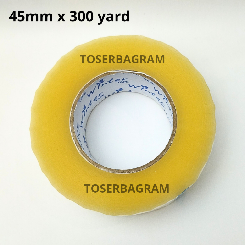 

Lakban Murah Bening Winter 2 Inch x 300 Yard / Lakban Bening / Lakban / Tape / Lakban Grosir