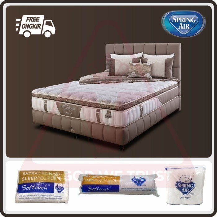 Spring Air Crystal Full Bed Set 160/180/200/100/120