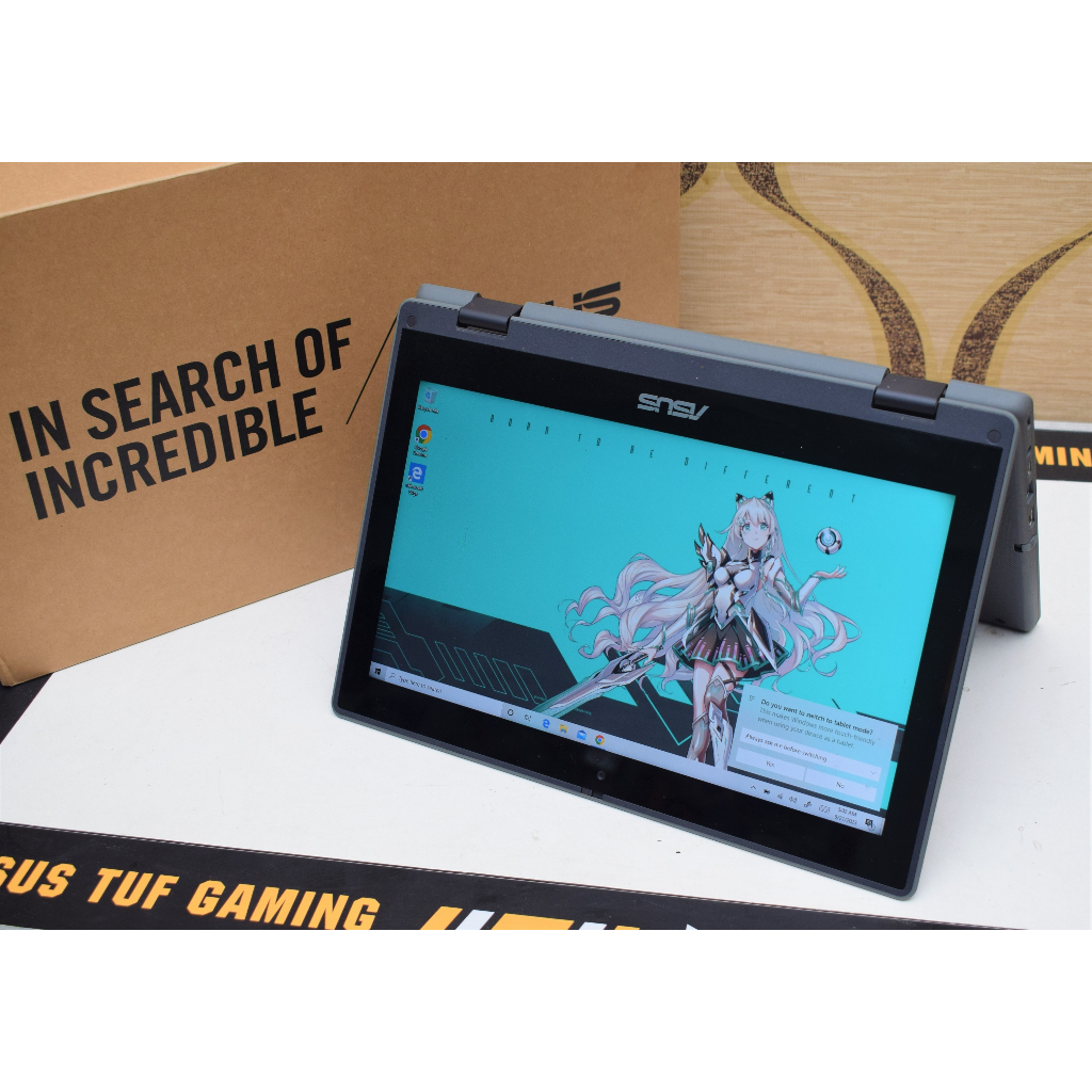 Laptop Asus BR1100FK CELERON RAM 4GB SSD 128GB EMMC LCD TOUCHSCREEN+FLIP