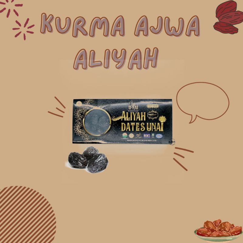 

Kurma ajwa aliyah - 250gr