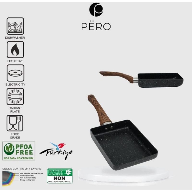 PERO Tamagoyaki Pan | Wajan Granit