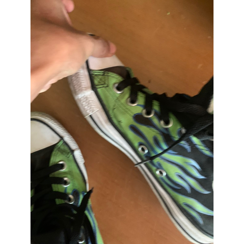 converse flame green original