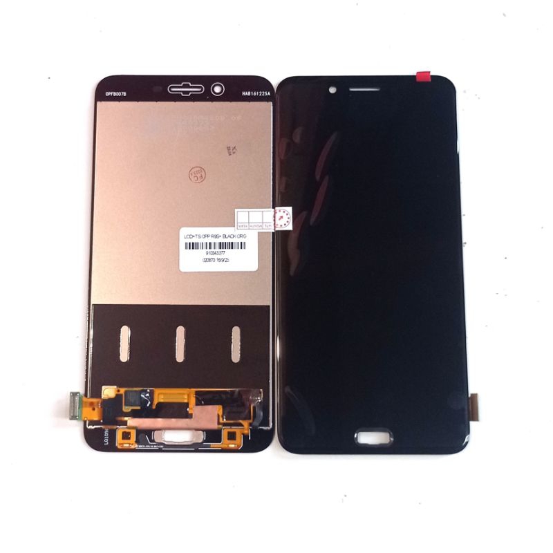 lcd touchscreen oppo r9s plus hitam original tested