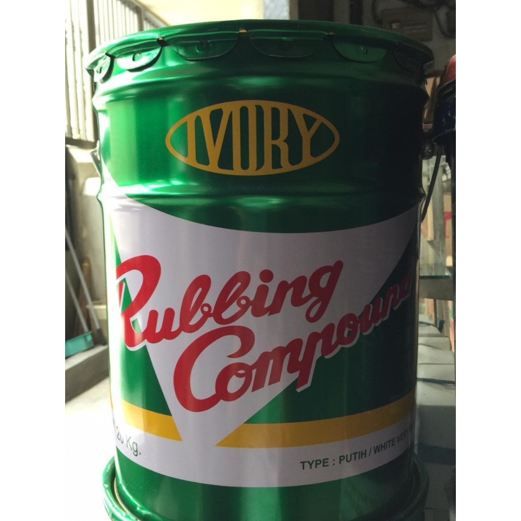 ivory rubbing compound white 1 pail 20kg memoles lecet