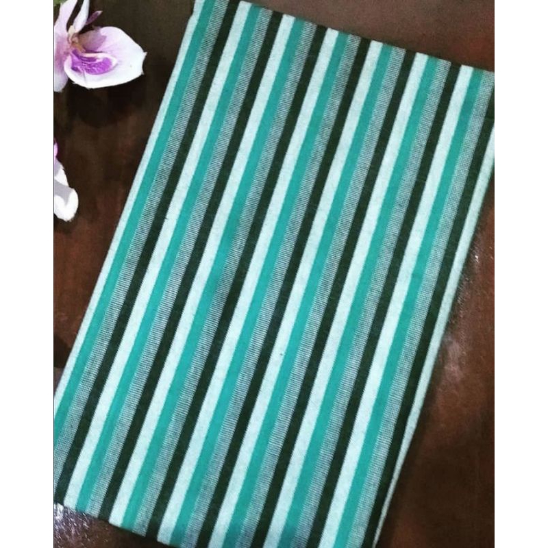 Kain Lurik Kristin Hijau Tosca