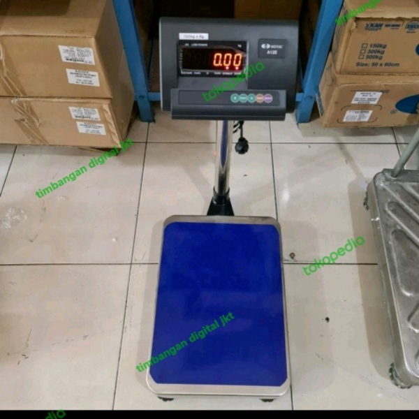 

timbangan duduk sayaki a12e kap 100 kg / timbangan digital 100kg Murah