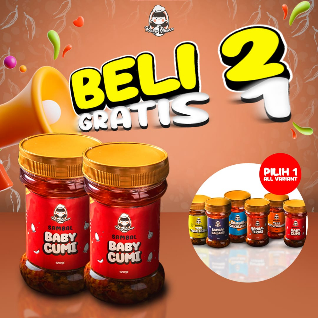 

Sambel Baby Cumi Resepmama / Sambal Baby Cumi 120gr