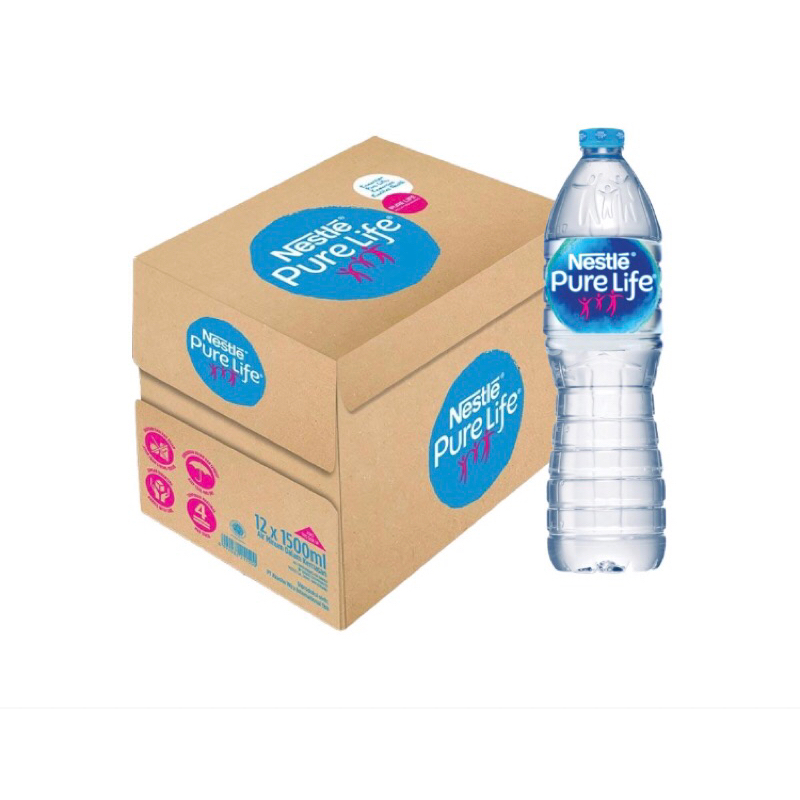 

Nestle Pure life 1500ml air mineral 1 dus 12s