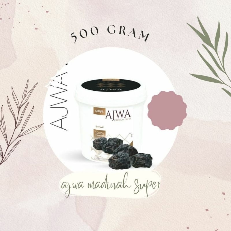 

Ajwa Madinah Super 1kg & 500grm