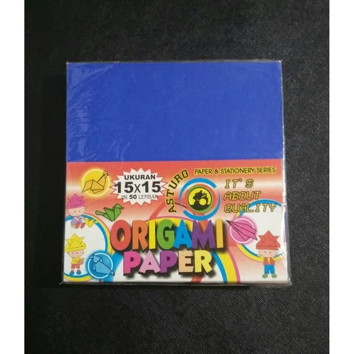 

Kertas Lipat / Origami Asturo Uk. 15 x 15 isi 50 Lb