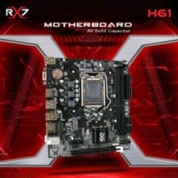 Motherboard RX7 H61 LGA 1155 DDR3 H61 Mainboard Support Nvme