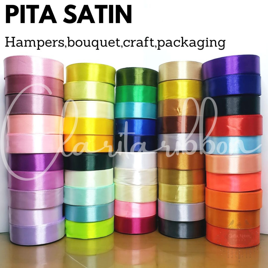 

Pita satin 2.5cm 1" inch Pita Craft Pita Bouquet Pita Hampers