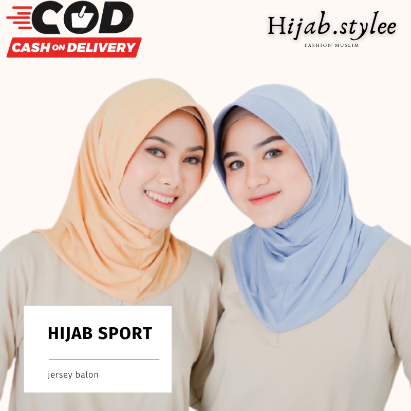 Altalita - Jilbab Sport Nadira pet Kerudung Instan Sporty Jersey Spandek Premium Olahraga Volly Senam High Quality