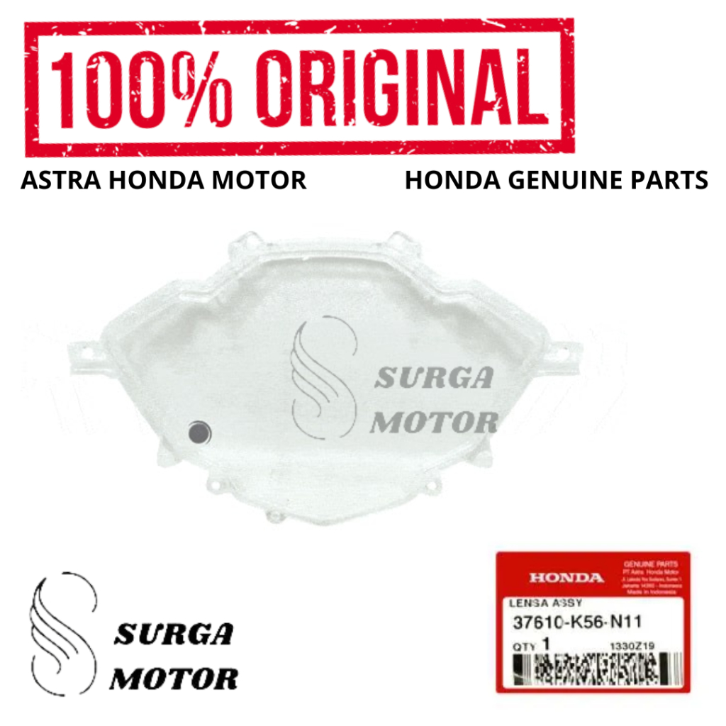 Mika Speedometer lensa Spido kaca speedo meter Supra GTR 150 GTR150 K56F Original Honda AHM  37610-K