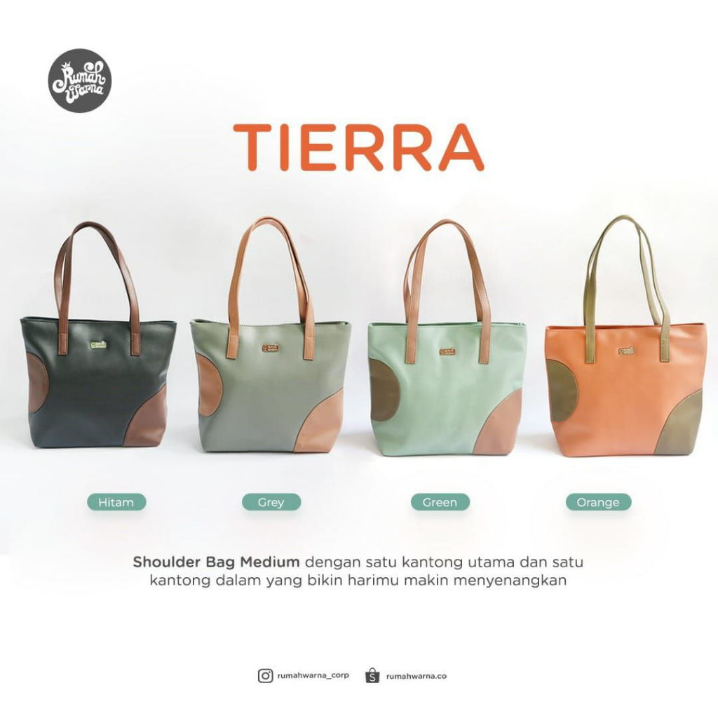 RUMAH WARNA ELFIA TOTEBAG TIERRA VYNIL STYLISH