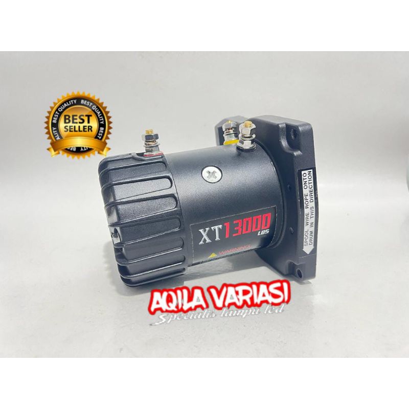MOTOR DINAMO WINCH BLACK HOURSE WINCH SHARK 13000 LBS 12 VOLT