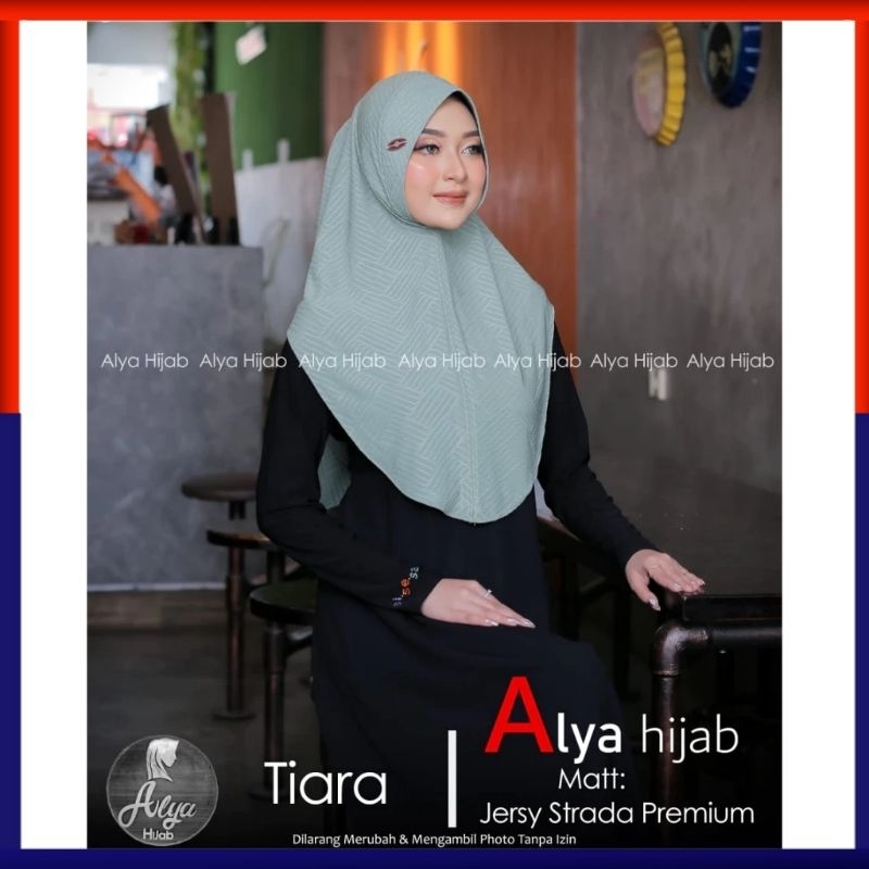 ❤ NAJMA ❤ Jilbab Instan TIARA ORI ALYA Hijab Khimar Kerudung Bergo JILBAB BERGO INSTAN PET ANTEM JER