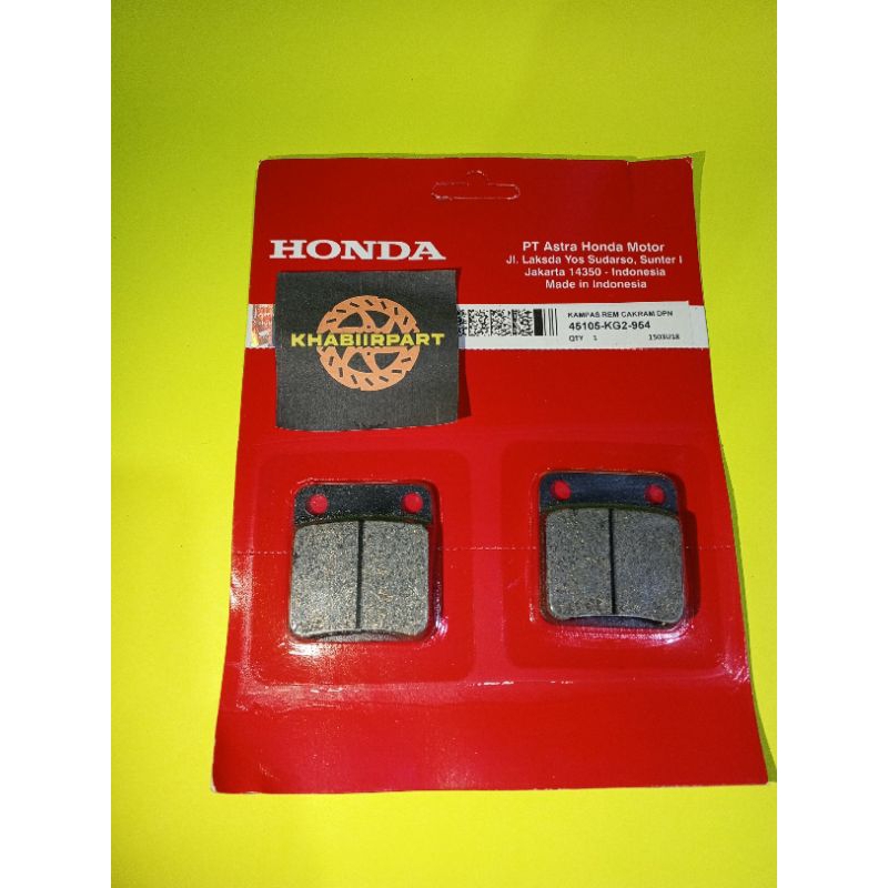 Dispad Depan GL pro neotech Kampas Rem Cakram Depan GL pro Series Kampas Cakram depan GL 100