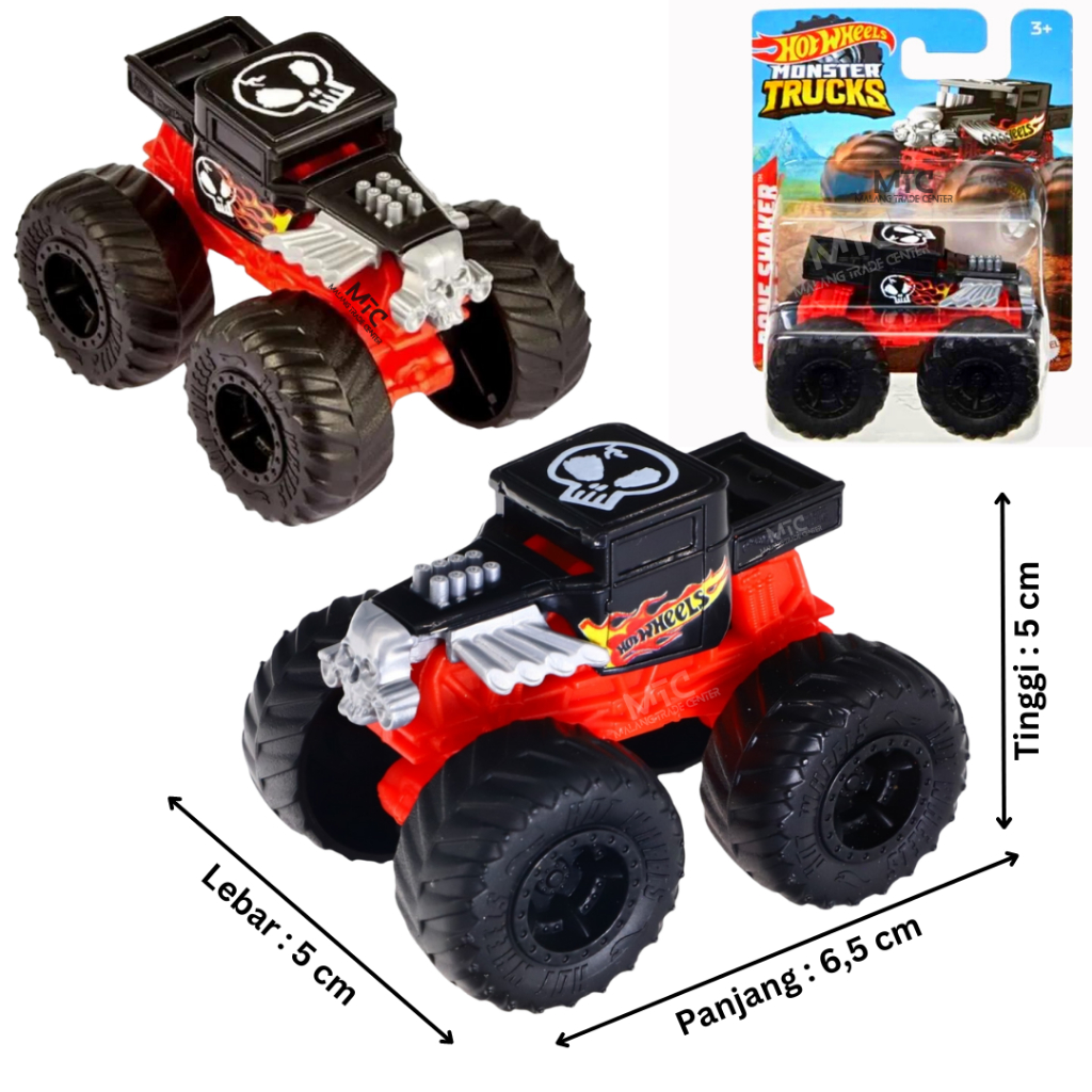 Monster Trucks Original Skala 1:70 Value Asli Mattel