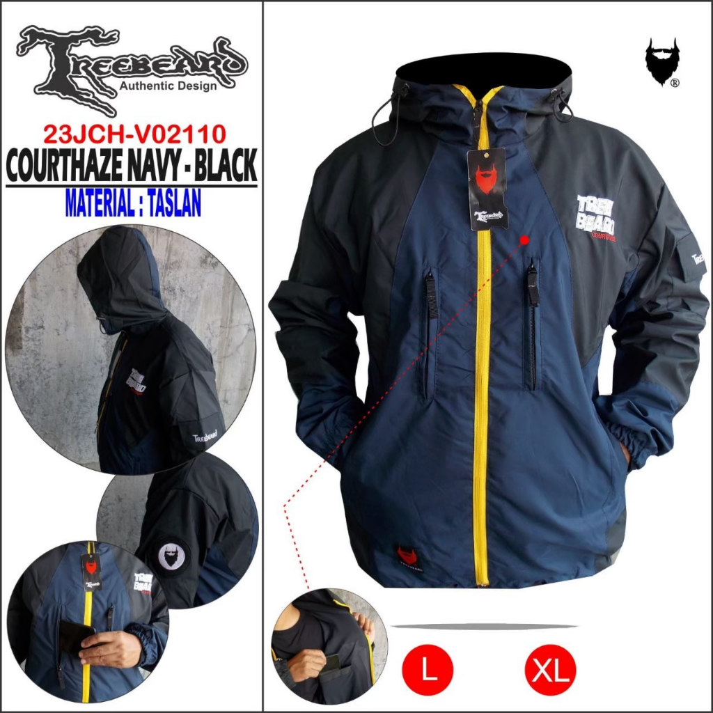 AKN JAKET OUTDOOR PRIA BORDIR CLIMBSCAPE STROMLINE RAPPERWEAR RAMBERLEA / JAKET HOODIE PARASUT WINDB