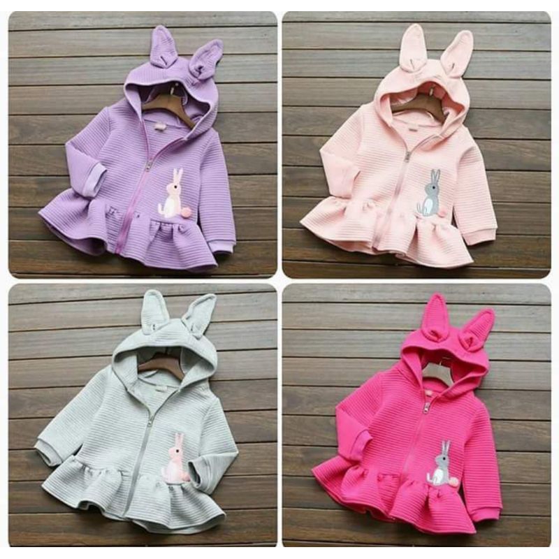 bunny jacket anak