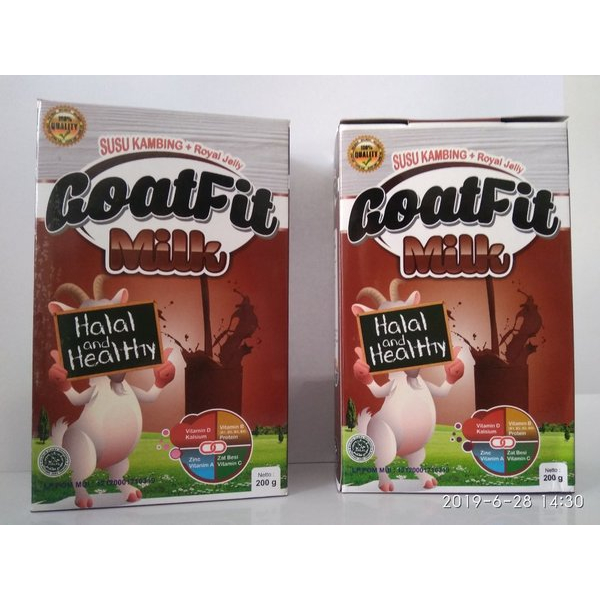 

Susu Kambing+Royal Jelly / ETAWA PLUS ROYAL JELLY GOATFIT MILK Bubuk 200 Gram