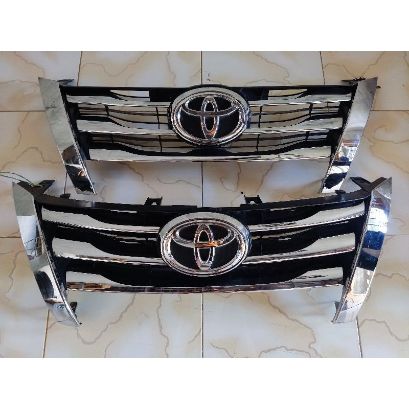 grill fortuner vrz 2016 krom