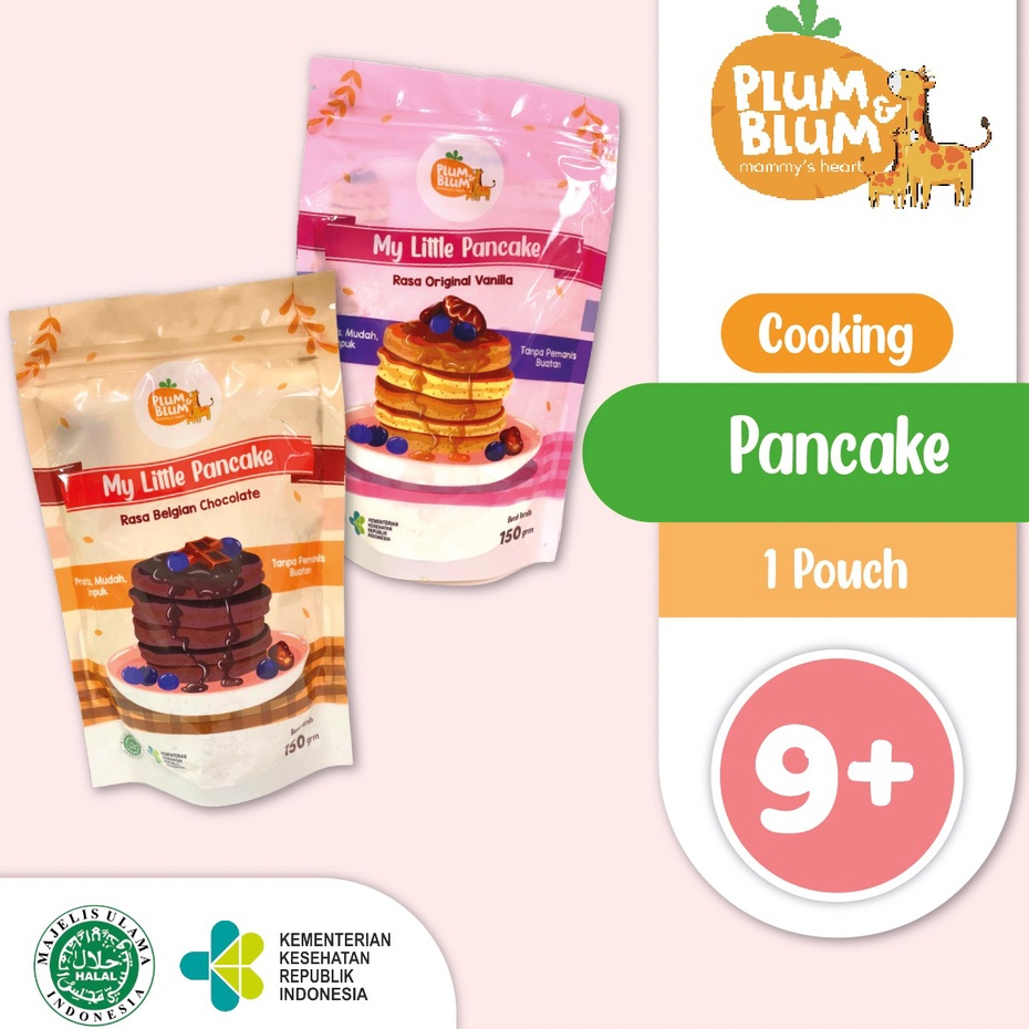 

Tepung Pancake Snack Mpasi Plum & Blum - 1 Pouch