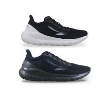 910 Nineten Yasha sepatu lari - Hitam/Putih