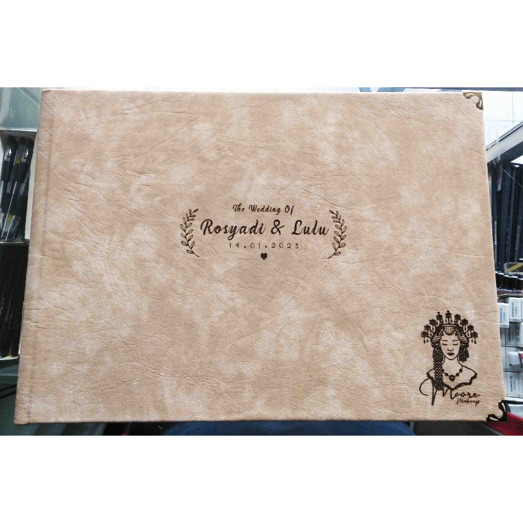 Album Grafir Landscape Motif Marmer Coklat