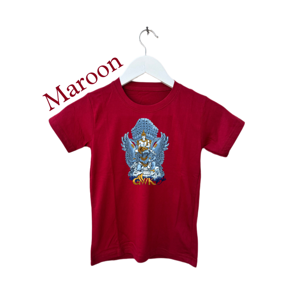 KAOS ATASAN ANAK USIA 1SAMPAI12 TAHUN KARAKTER GWK BALI BAHAN KATUNCOMBED SOFT